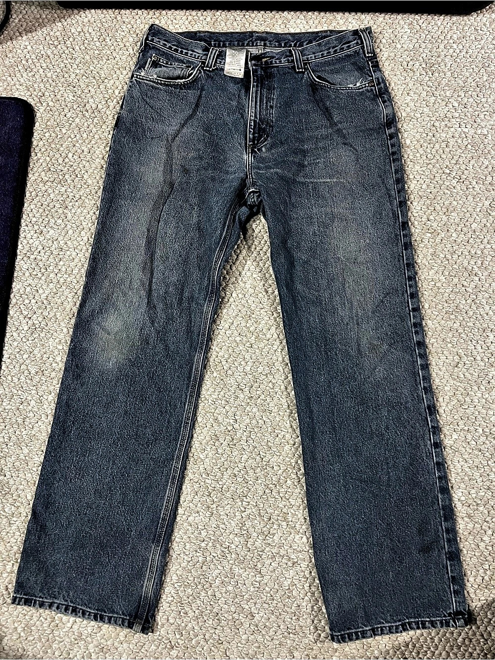 Carhartt Loose Fit Blue Jeans Men’s Size 38x34 Pants